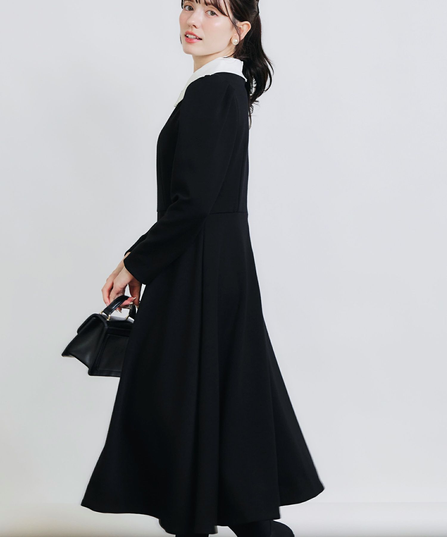 model：H155　着用サイズ：M　ブラック