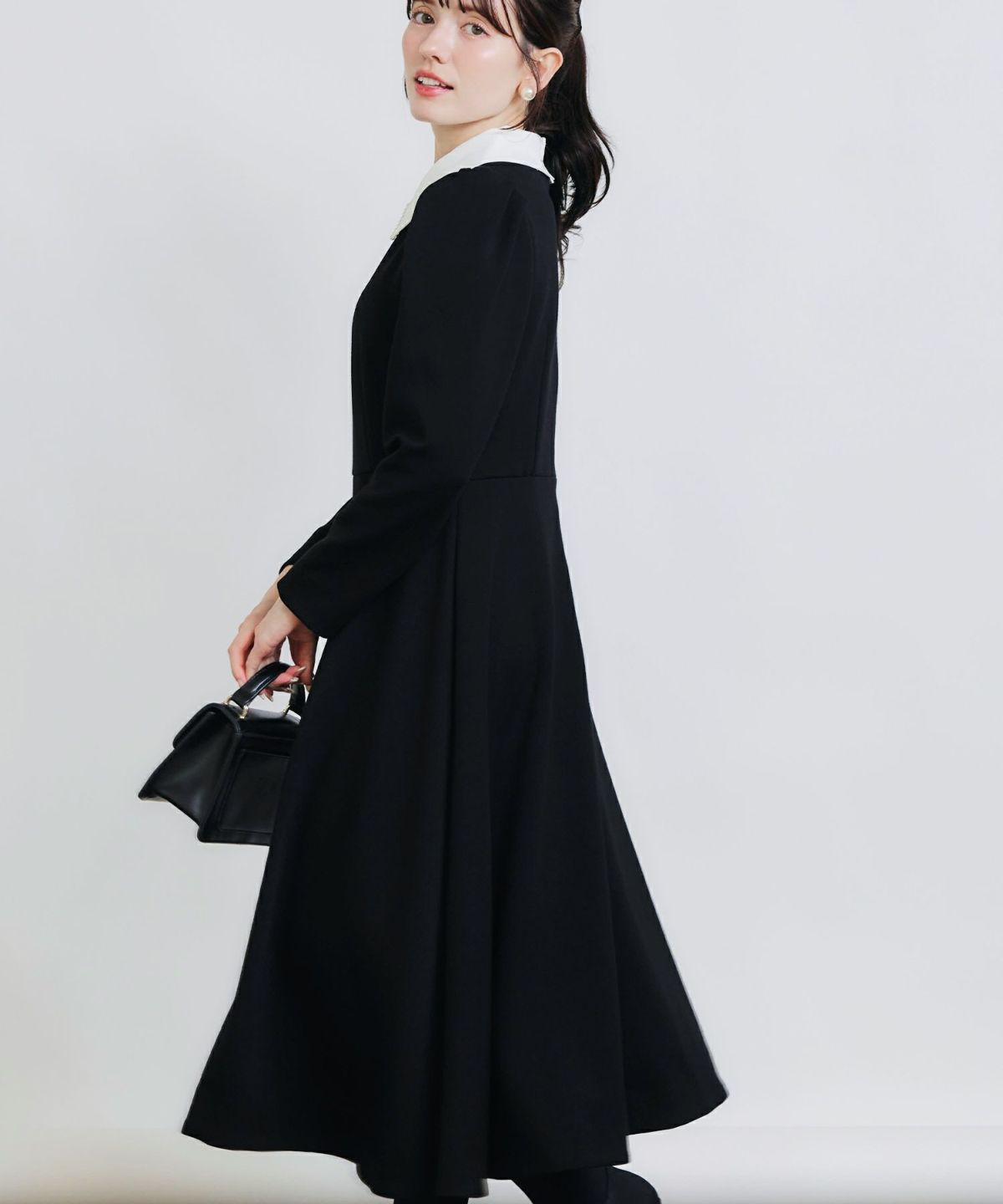 model：H155　着用サイズ：M　ブラック