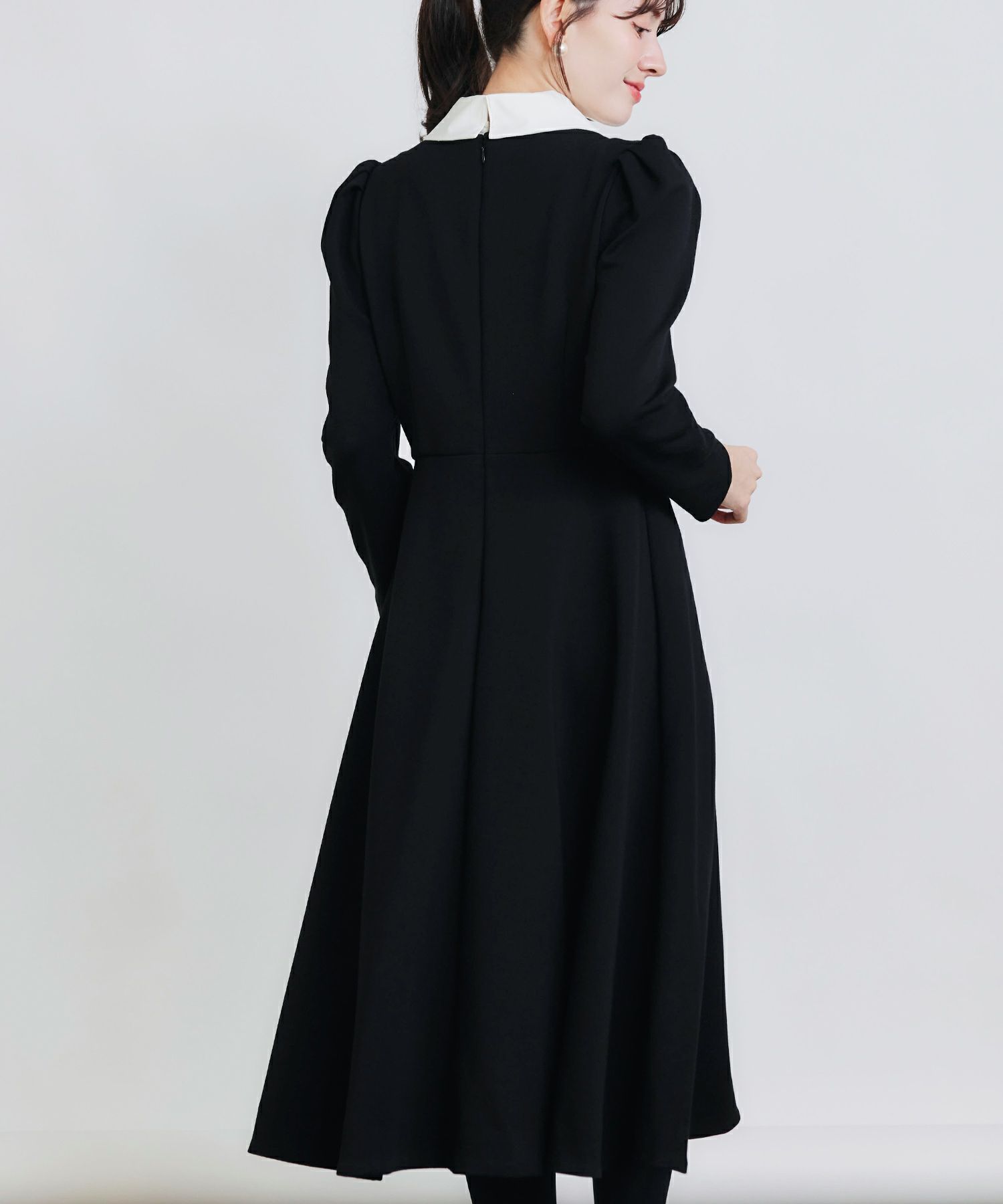model：H155　着用サイズ：M　ブラック