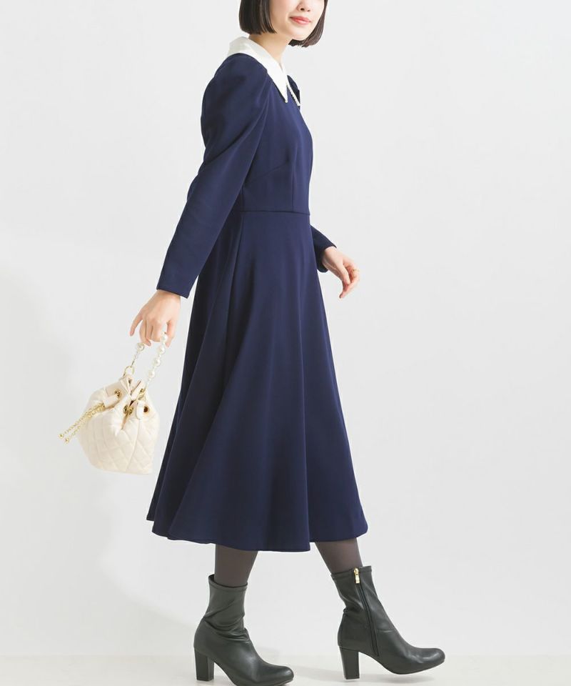 model：H164　着用サイズ：M　ネイビー