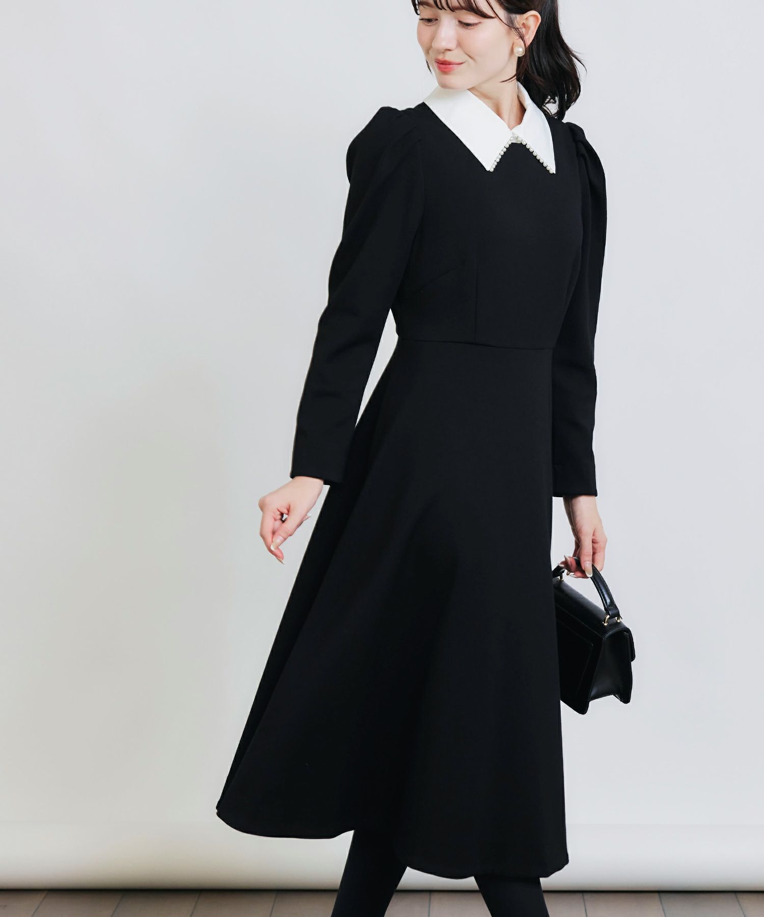 model：H155　着用サイズ：M　ブラック