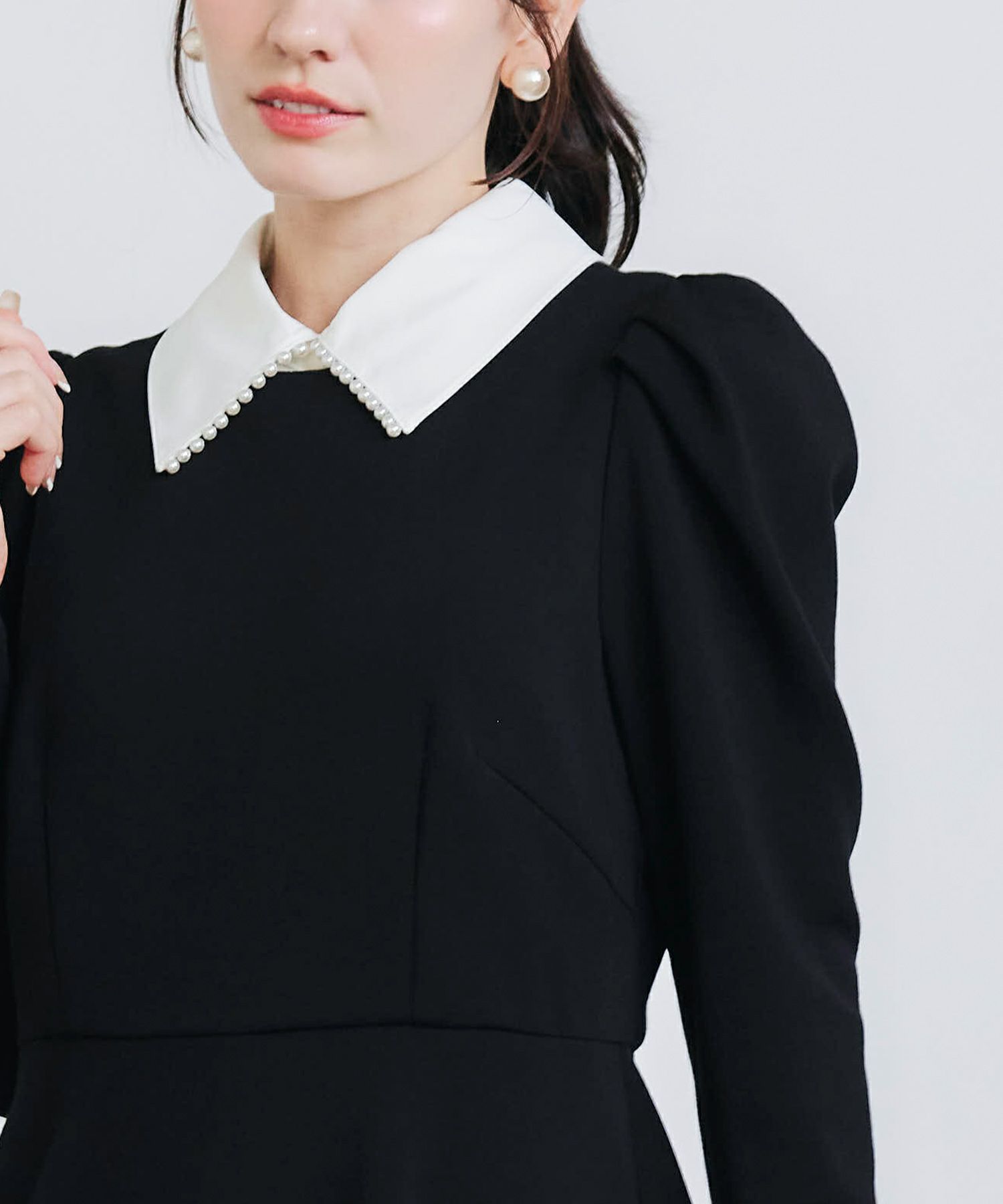 model：H155　着用サイズ：M　ブラック