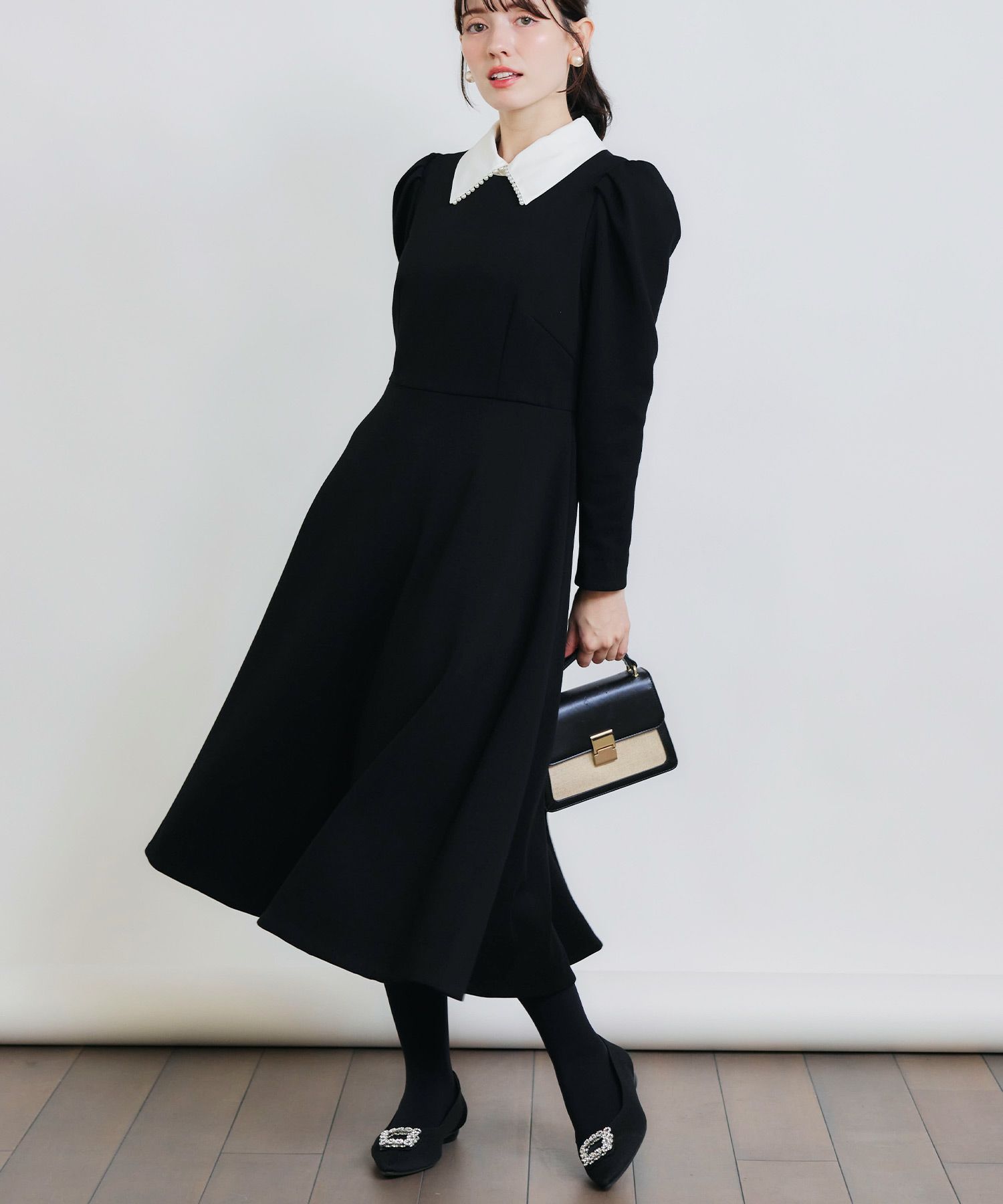 model：H155　着用サイズ：M　ブラック