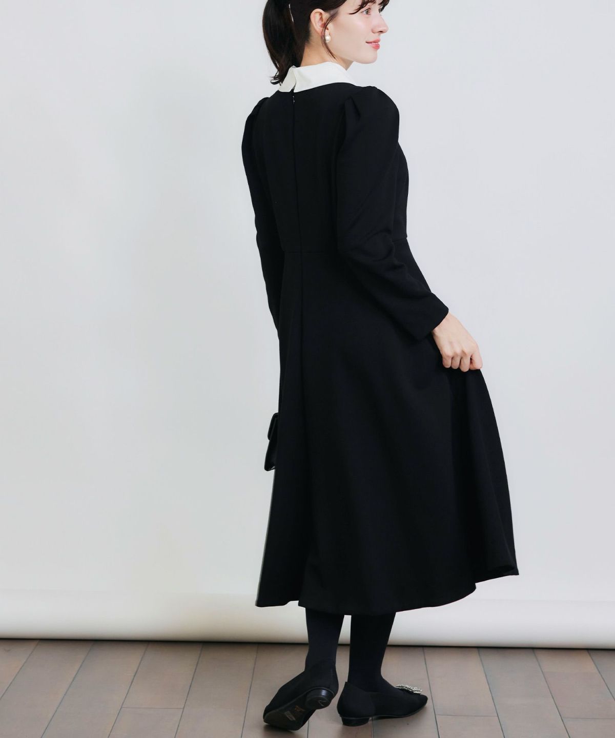 model：H155　着用サイズ：M　ブラック