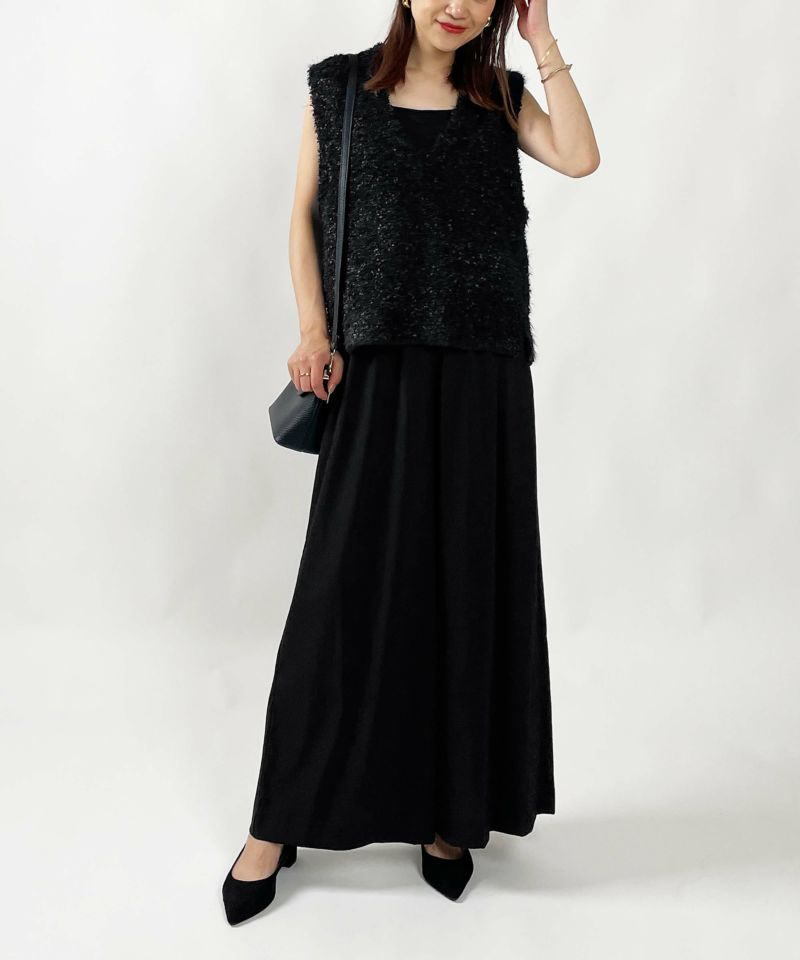 model：H164　着用サイズ：M　ブラック