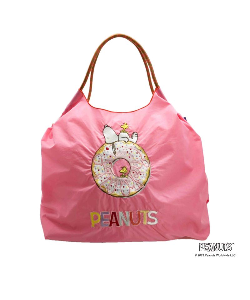 Ball&Chain×Peanuts]shopping bag-Peanuts-DONUT(L) | PICCIN