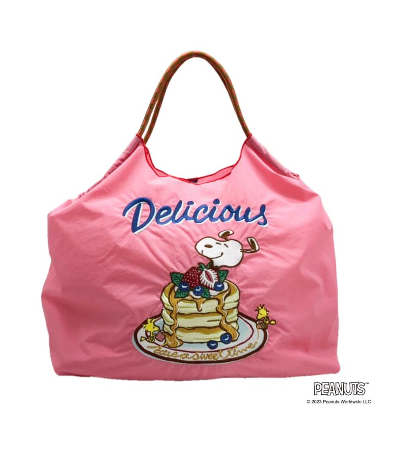 Ball&Chain×Peanuts]shopping bag-Peanuts-PANCAKE(L) | PICCIN