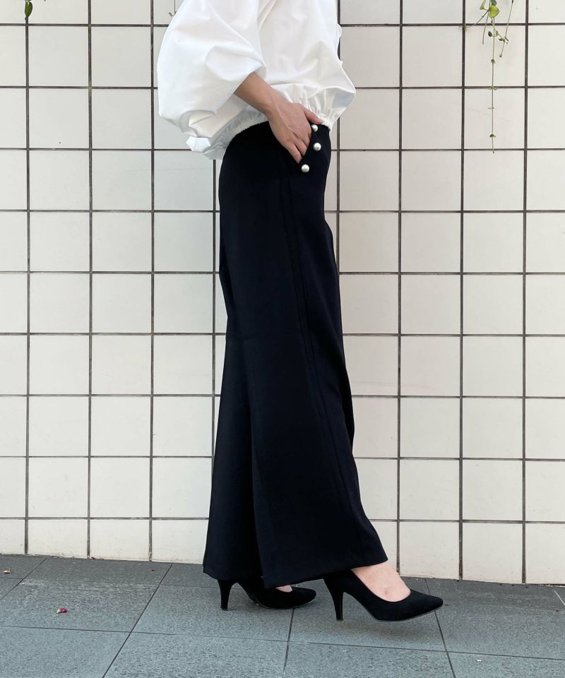 MARNI - MARNI センタープレスウールパンツ ヘリンボーン