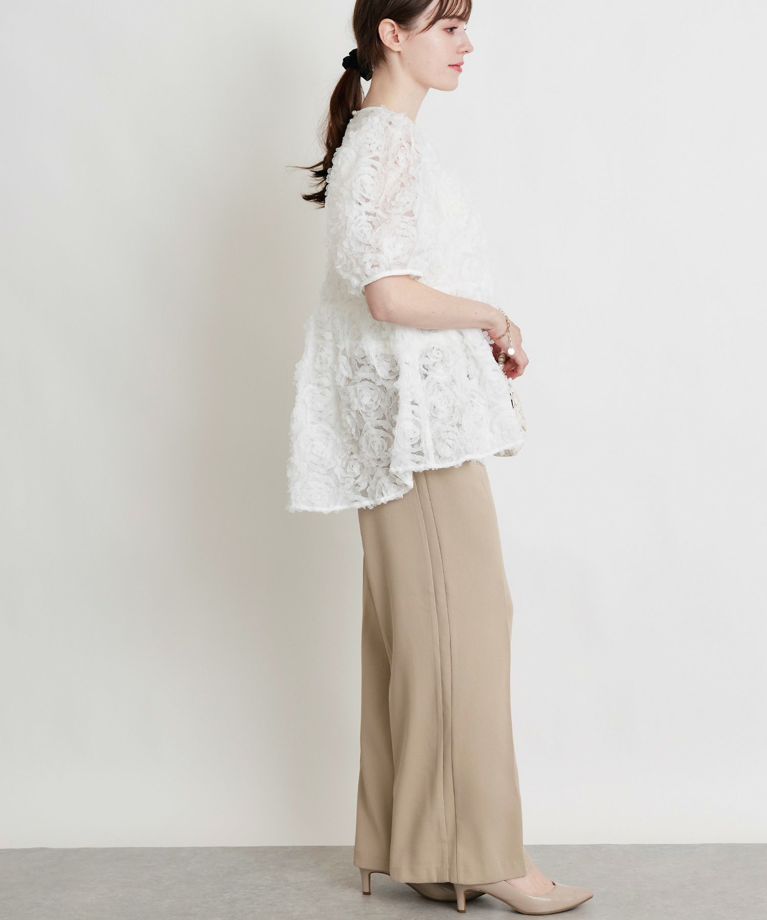 model：H164　着用サイズ：M　ブラック