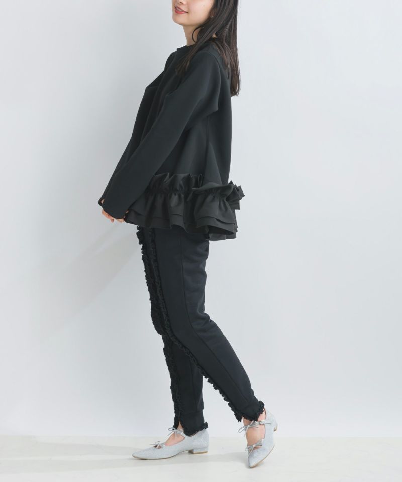 楽天市場】PICCIN [WEB限定] ダンボールニット 裾フリル長袖プル