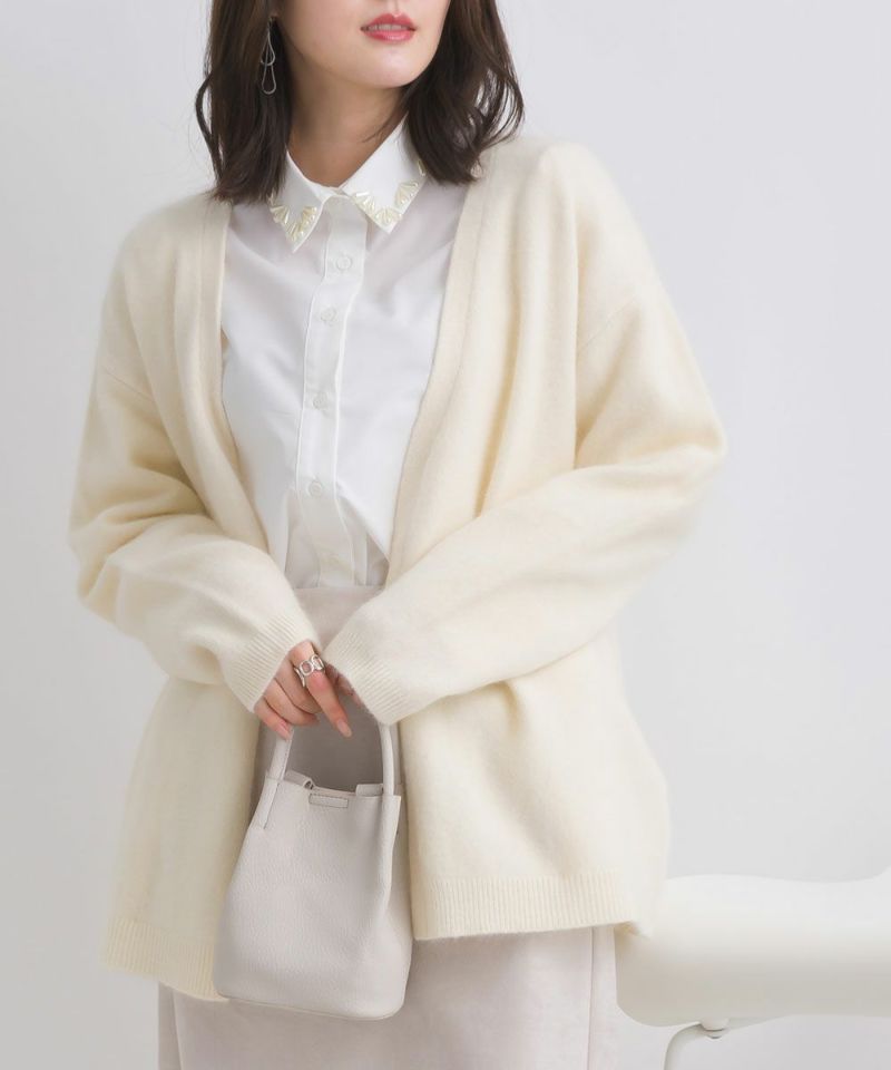 model：H160　着用サイズ：M　オフホワイト