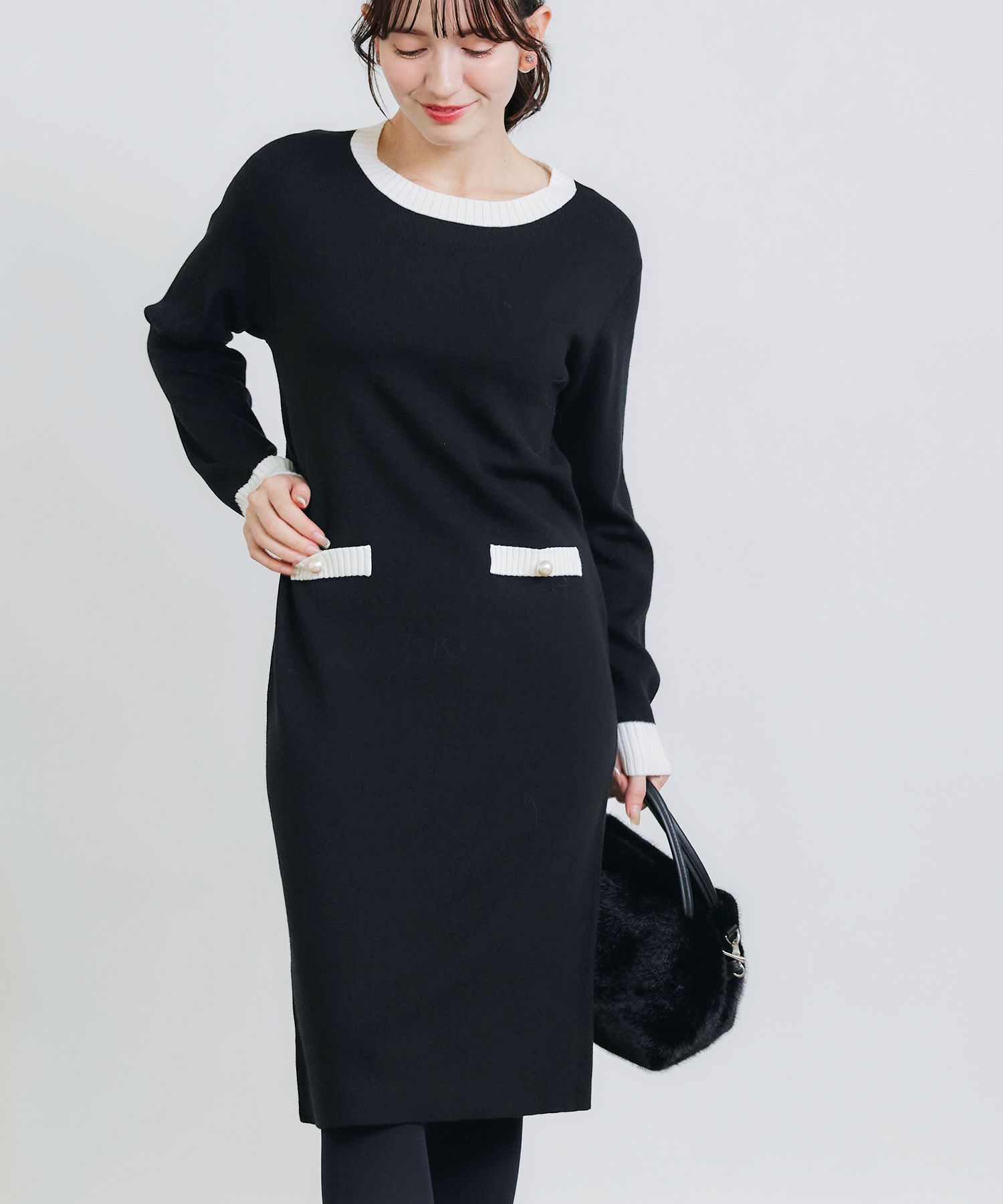 model：H155　着用サイズ：M　ブラック