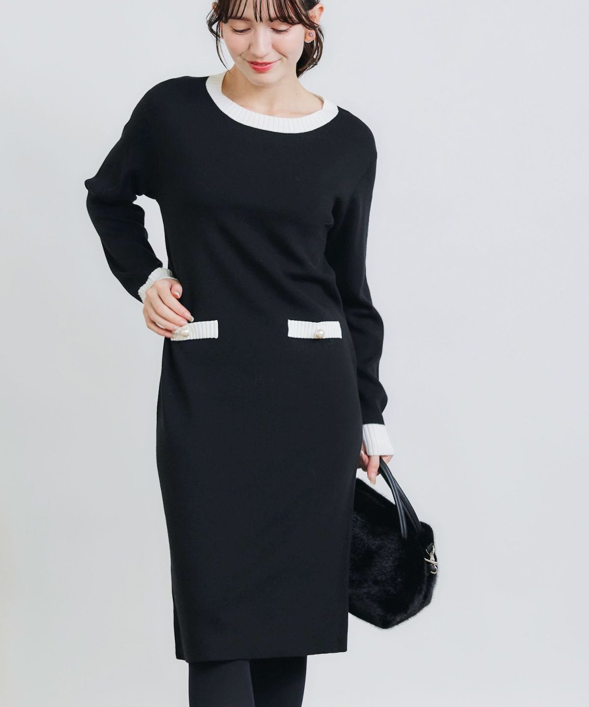 model：H155　着用サイズ：M　ブラック