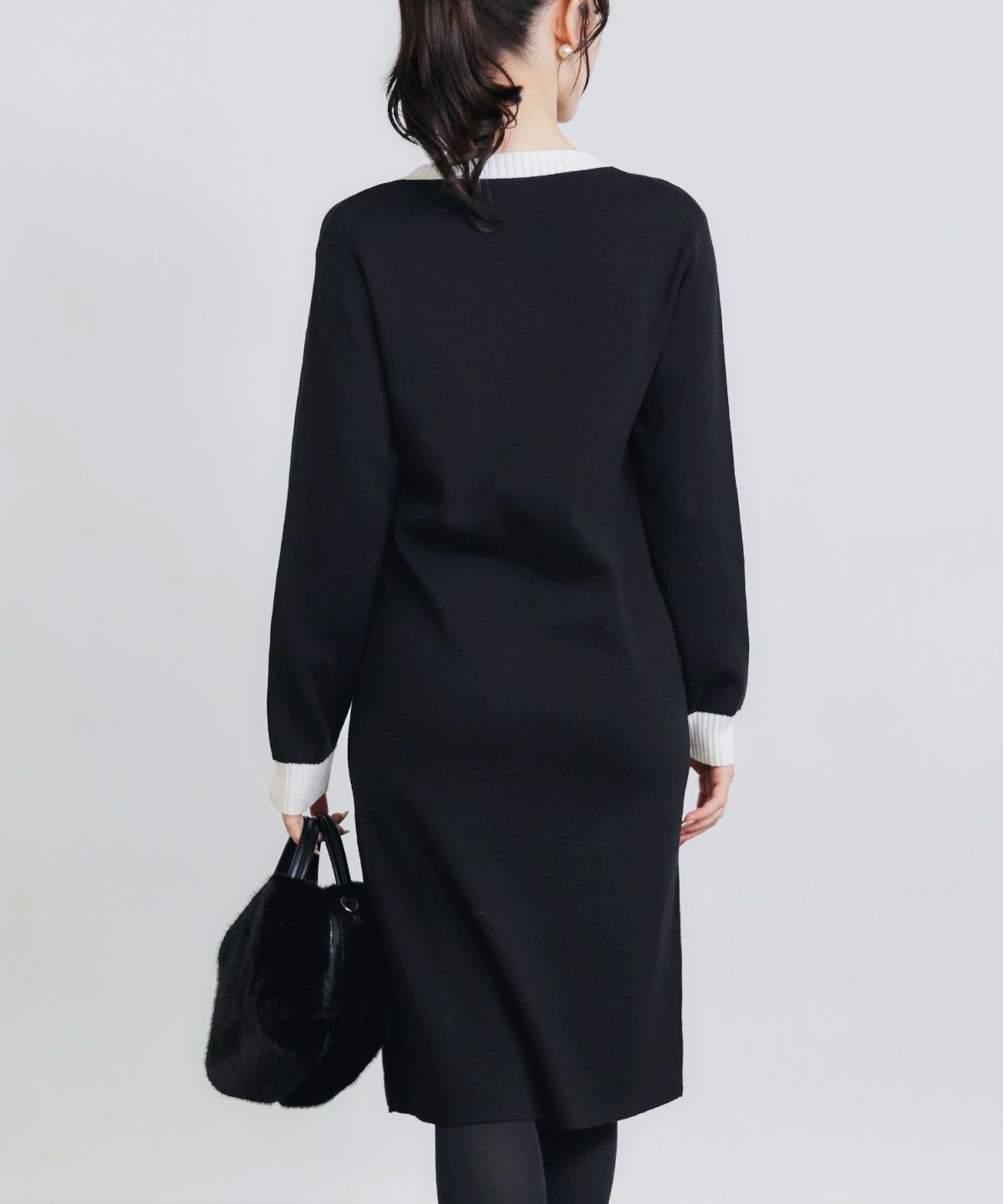 model：H155　着用サイズ：M　ブラック