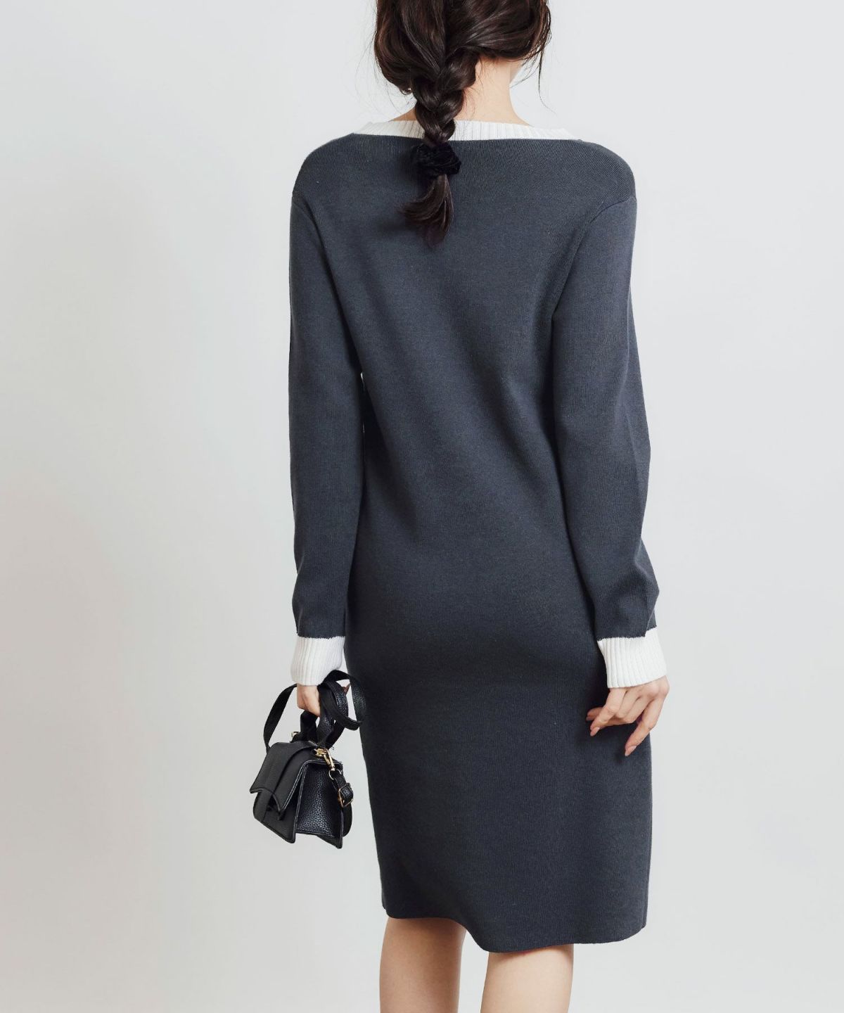 model：H155　着用サイズ：M　グレー