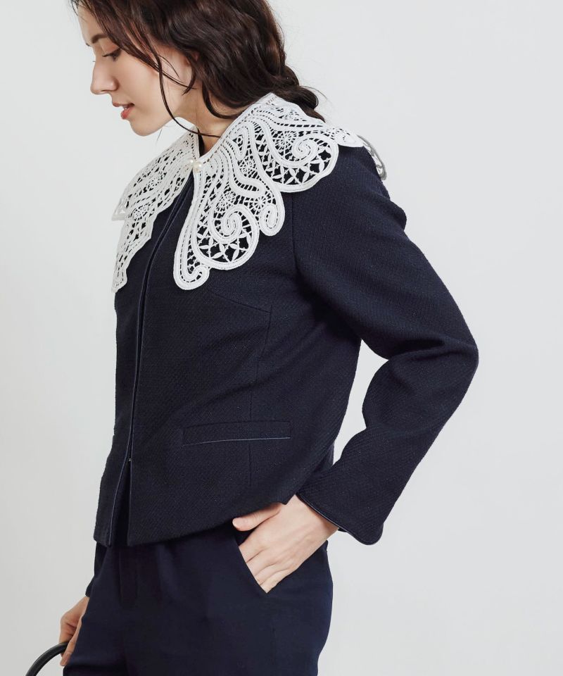 model：H155　着用サイズ：M　ネイビー