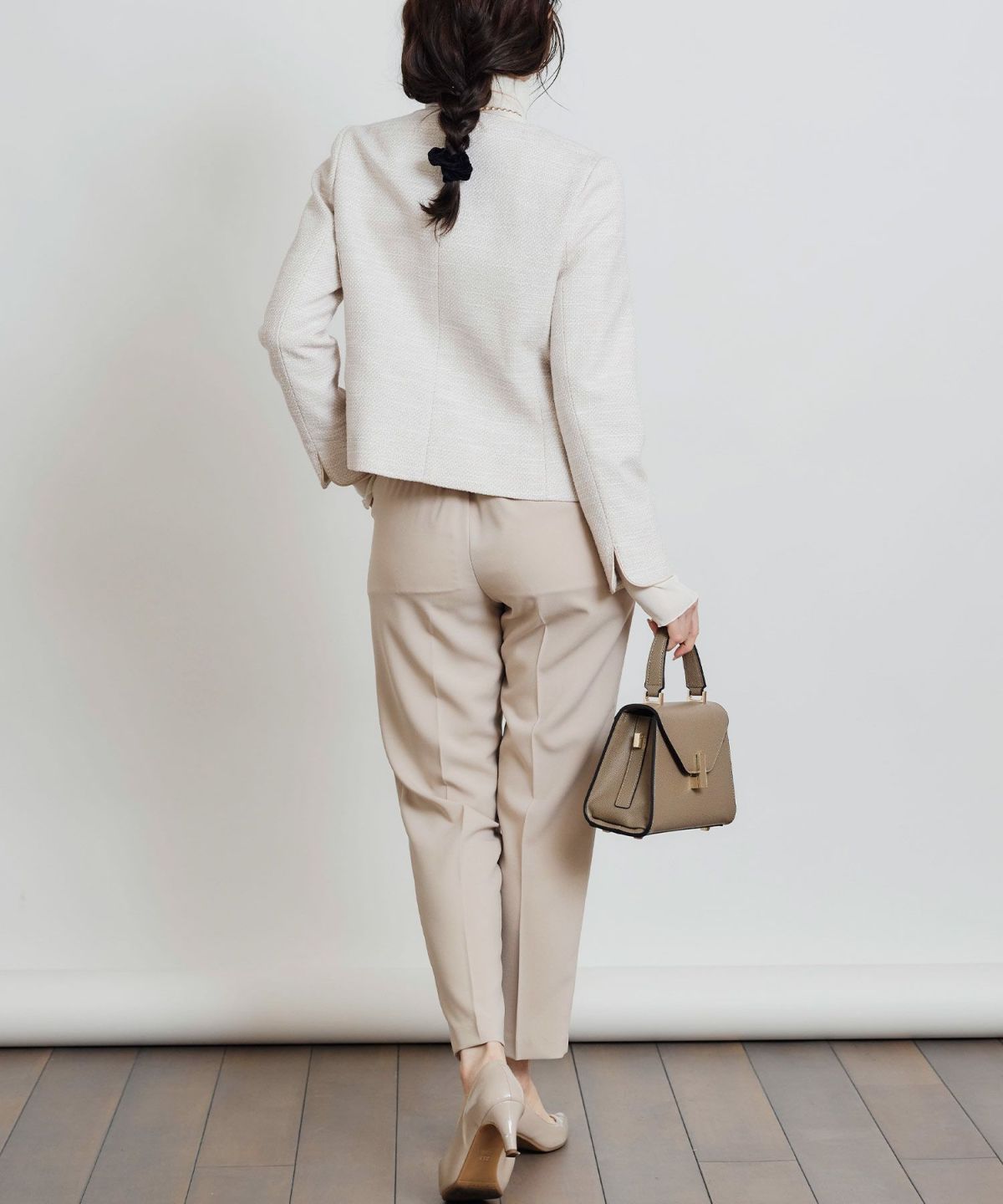 model：H155　着用サイズ：M　ラベンダー