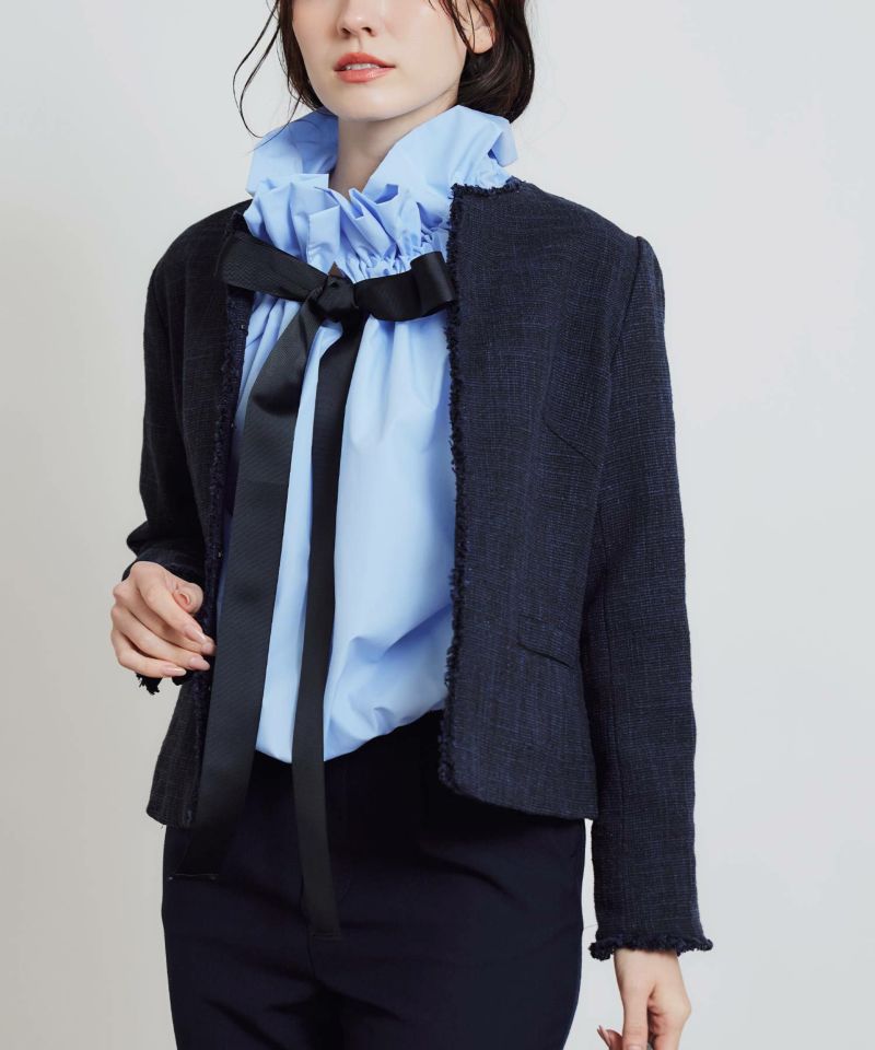 model：H155　着用サイズ：M　ネイビー