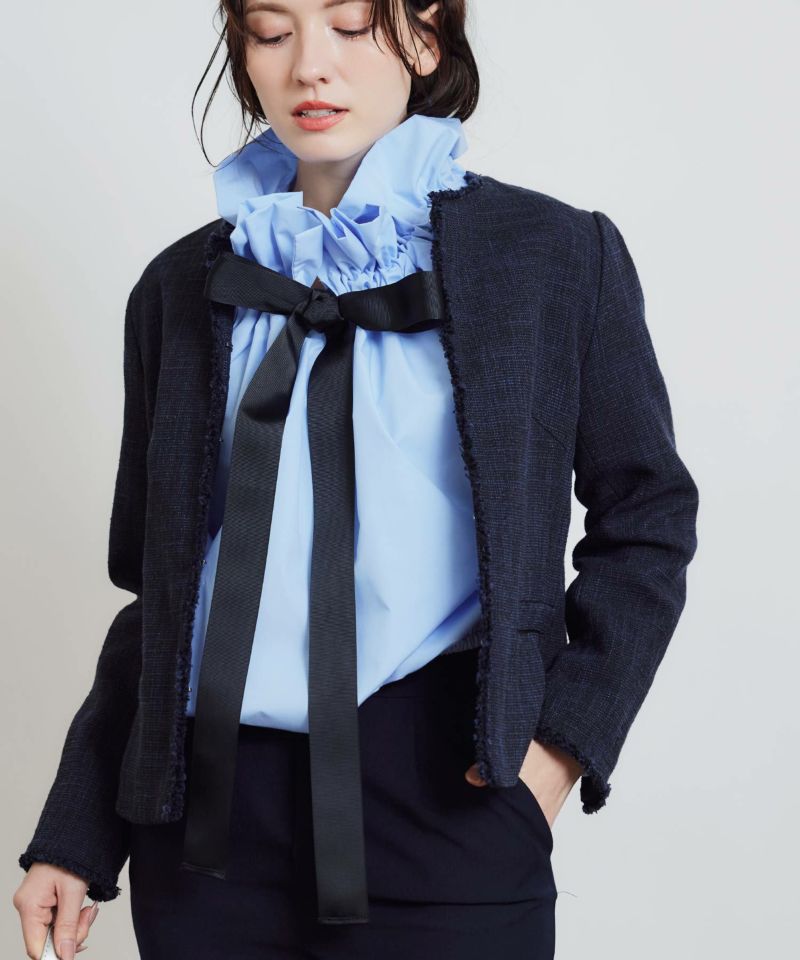 model：H155　着用サイズ：M　ネイビー