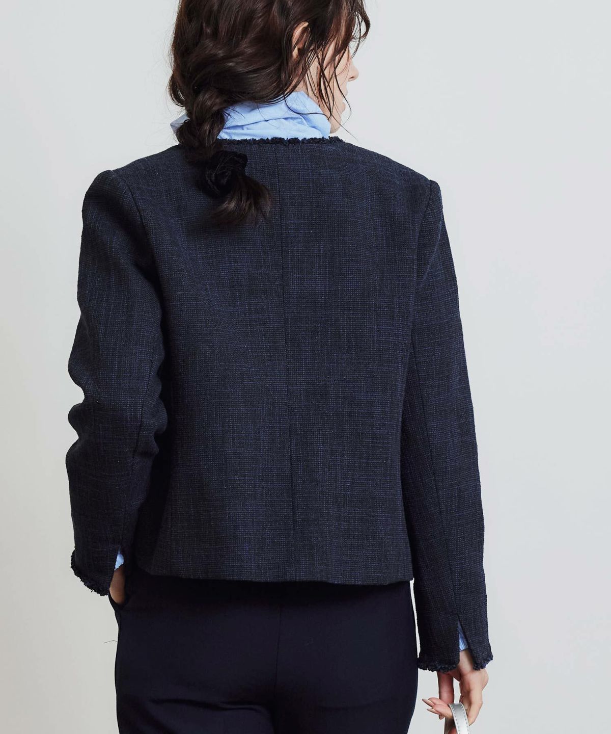 model：H155　着用サイズ：M　ネイビー