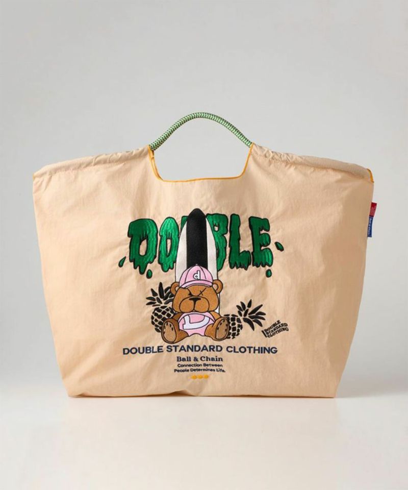 [Ball&Chain×DOUBLE STANDARD CLOTHING]shopping bag-Surfer bear(L) | PICCIN  (ピッチン) 公式通販