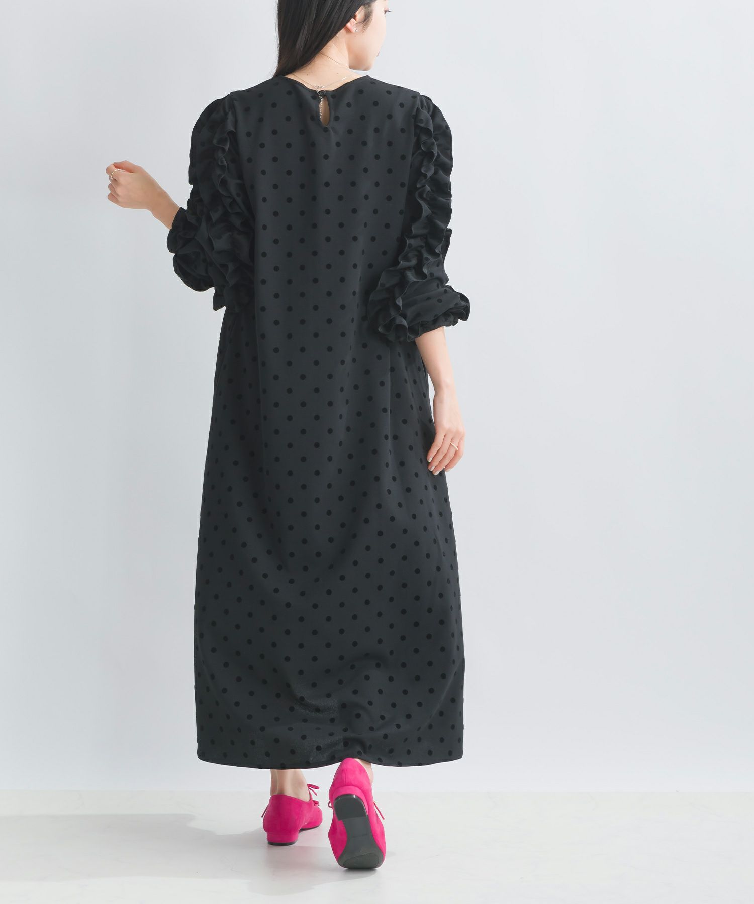 model：H157　着用サイズ：M　ブラック