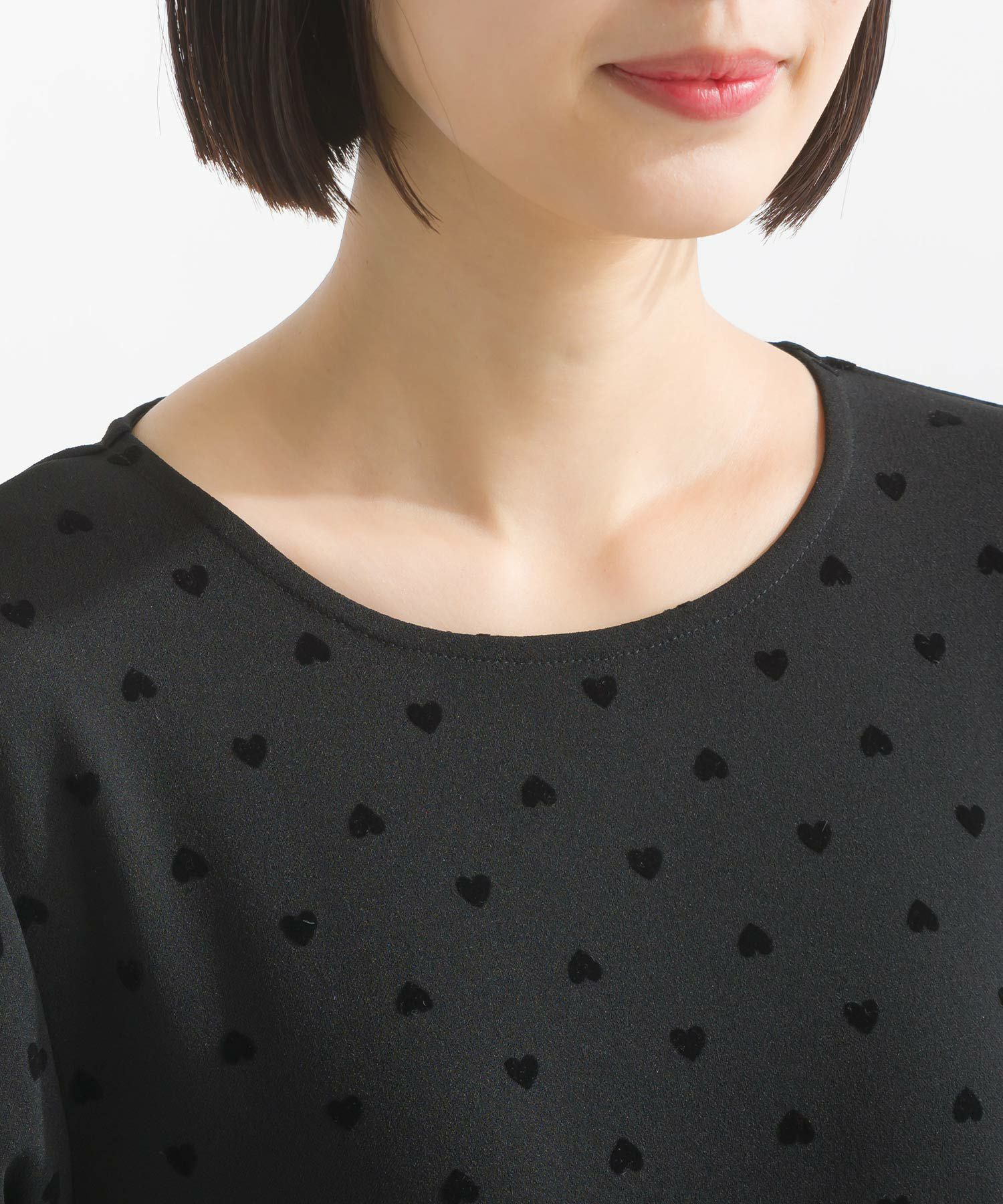 ハート柄フロッキーワンピース | PICCIN (ピッチン) 公式通販