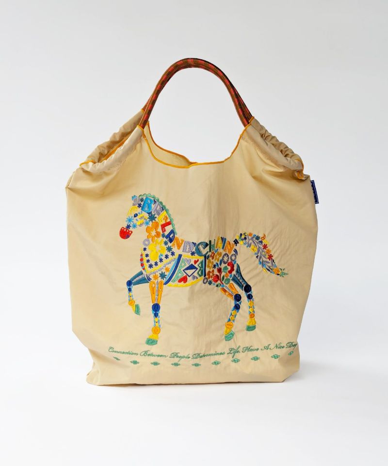 Ball&Chain]shopping bag-FLOWER HORSE(M) | PICCIN (ピッチン