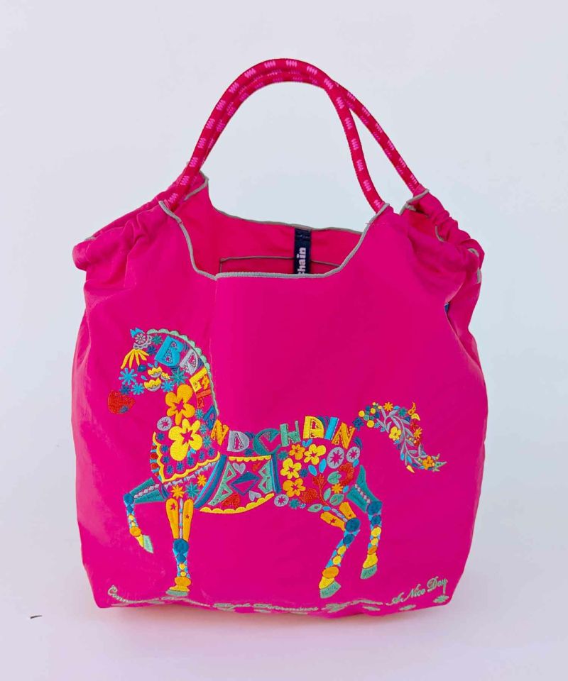 Ball&Chain]shopping bag-FLOWER HORSE(M) | PICCIN (ピッチン