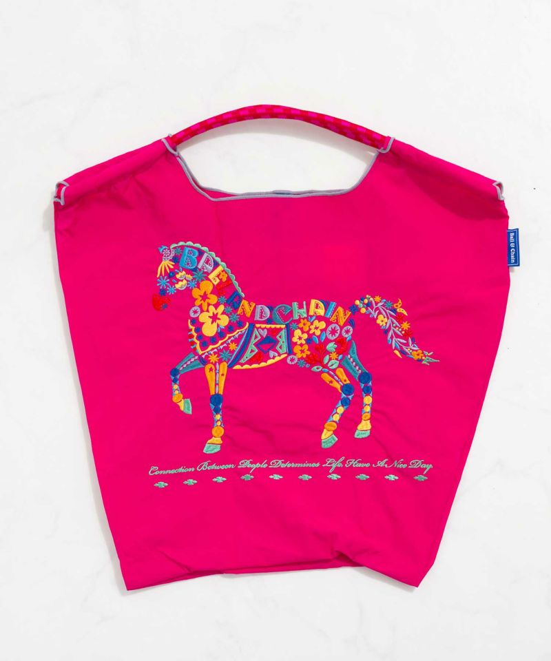 Ball&Chain]shopping bag-FLOWER HORSE(M) | PICCIN (ピッチン
