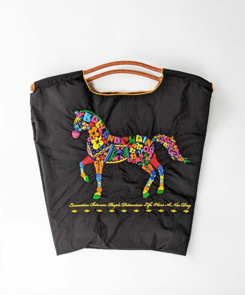 Ball&Chain]shopping bag-FLOWER HORSE(M) | PICCIN (ピッチン