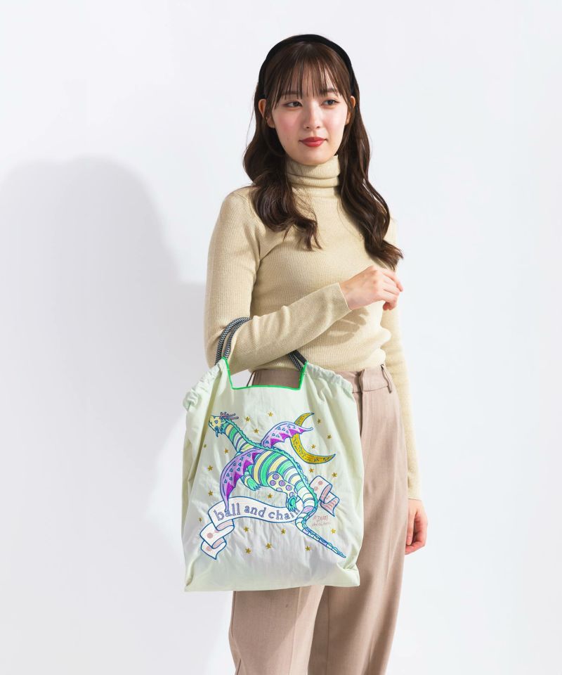 IENA dragon CHAINBUCKETSMALLバッグホワイトplage IENA（イエナ）の「【DRAGON/ドラゴン】 NAMTUCKET BASCKET