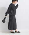 model：157cm　着用サイズ：M　ブラック