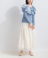 model：H157　着用サイズ：M　ブルー