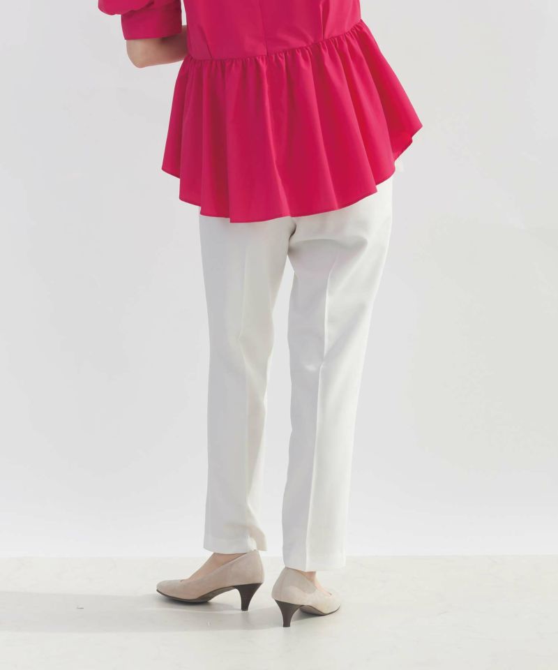 model：H162　着用サイズ：M　オフホワイト