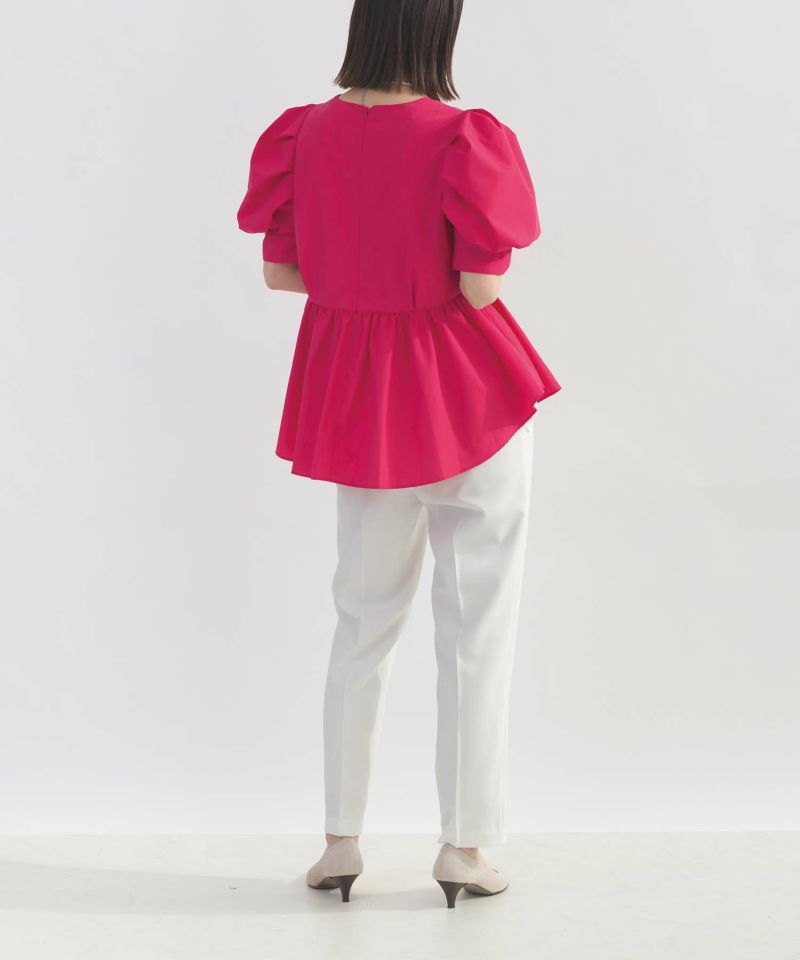 model：H162　着用サイズ：M　オフホワイト