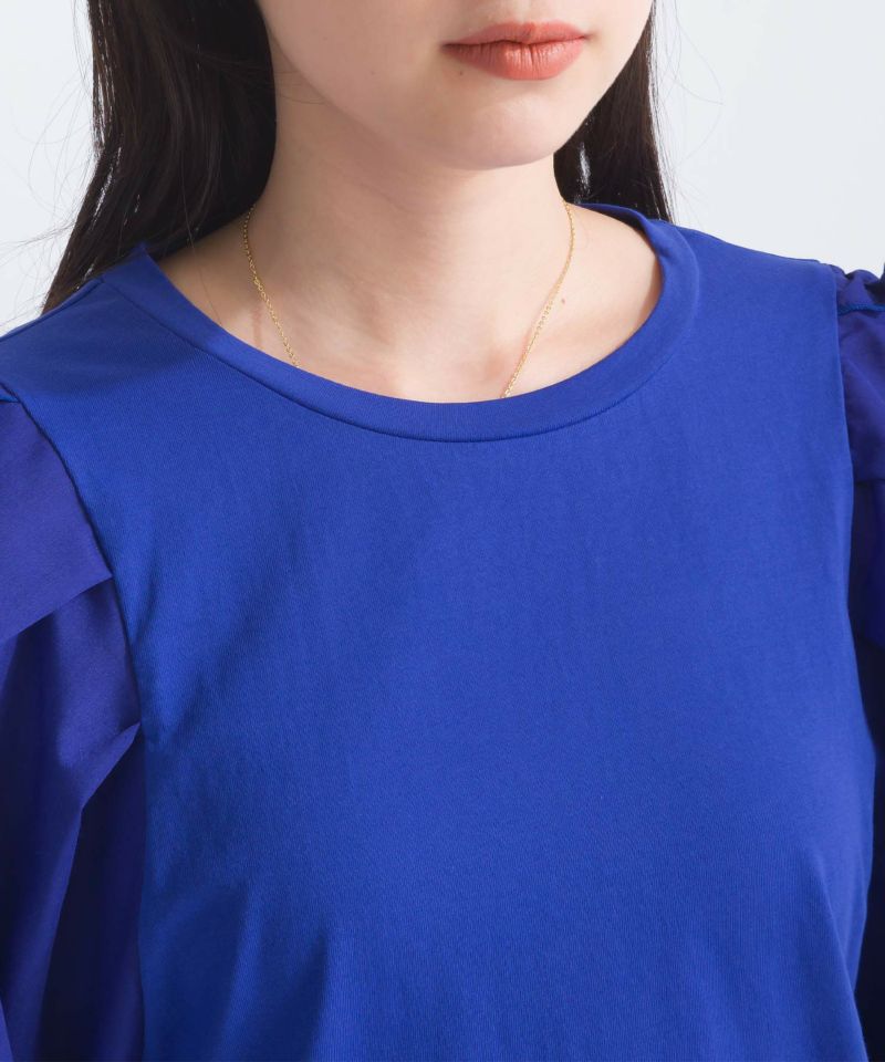 WEB限定】袖ボリュームフリルパールプルオーバー | PICCIN (ピッチン