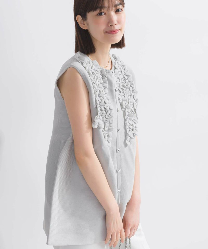 フリルノースリーブペプラムニット | PICCIN (ピッチン) 公式通販