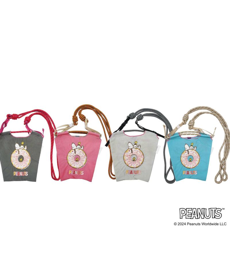 Ball&Chain×Peanuts]shoulder bag-DONUT(S)-GRAY | PICCIN (ピッチン