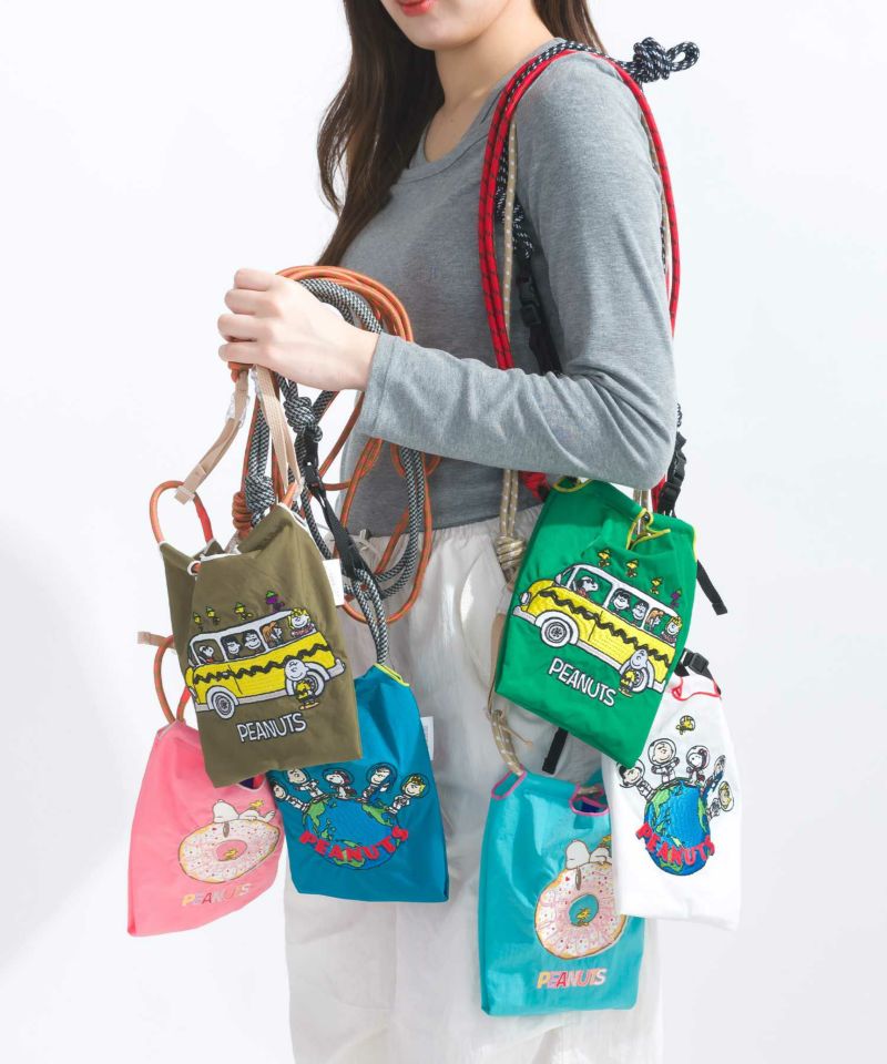 Ball&Chain×Peanuts]shoulder bag-SPACE(S)-WHITE | PICCIN