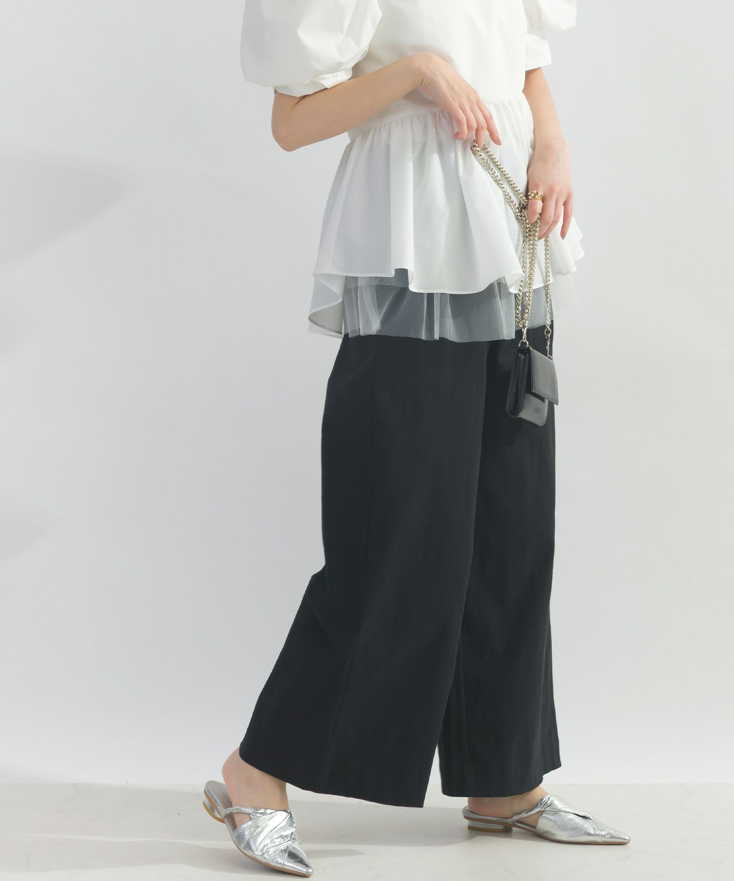 model：H162　着用サイズ：M　ブラック