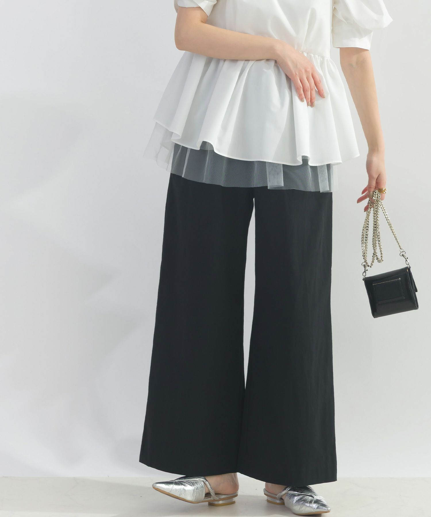 model：H162　着用サイズ：M　ブラック