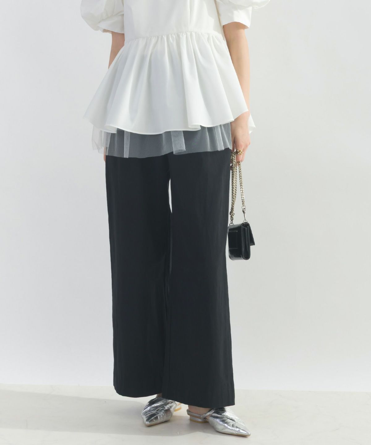 model：H162　着用サイズ：M　ブラック