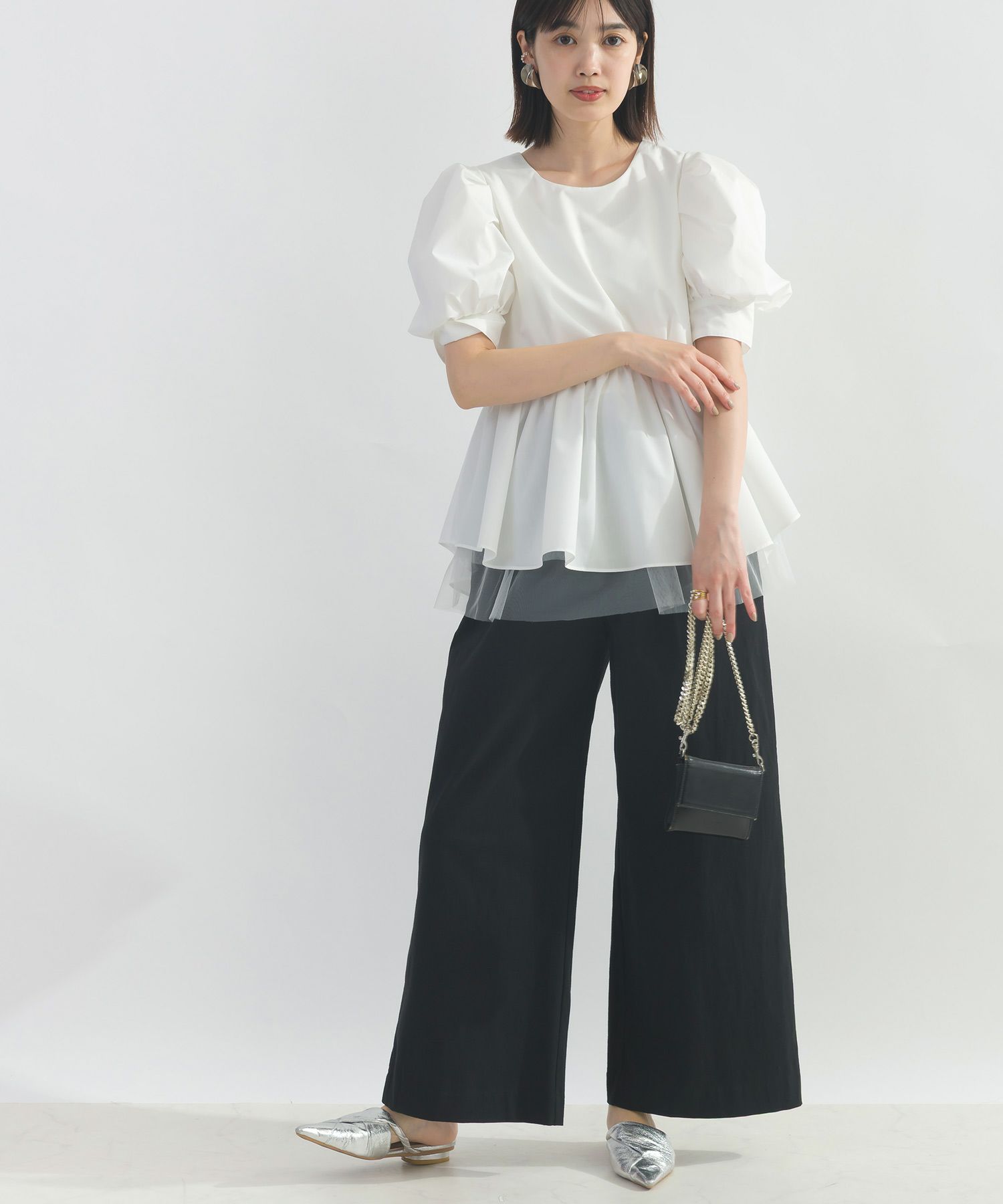 model：H162　着用サイズ：M　ブラック