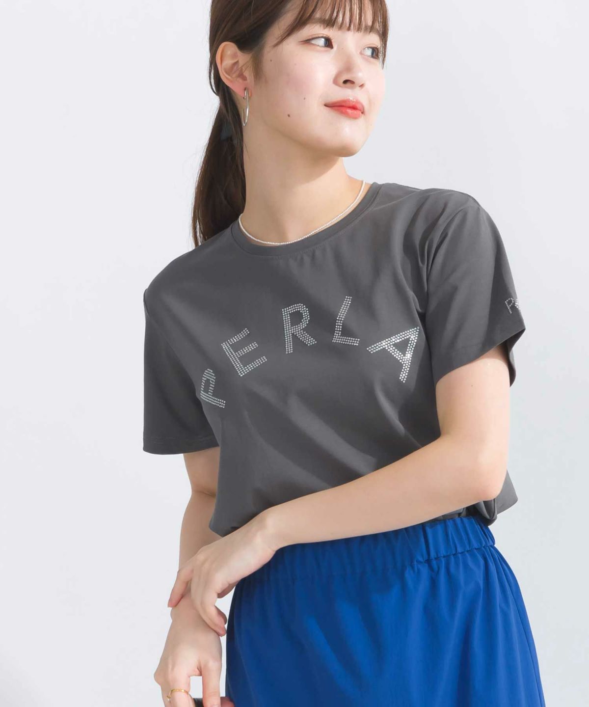 model：H165　着用サイズ：M　チャコールグレー