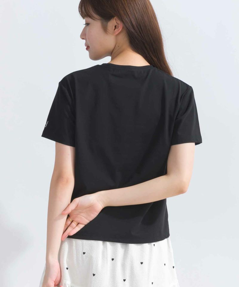 DIANTE ラインストーンビンテージTシャツ（ブラック） Rhinestone vintage Tee | DIANTÉ (ディアンテ)公式通販サイト