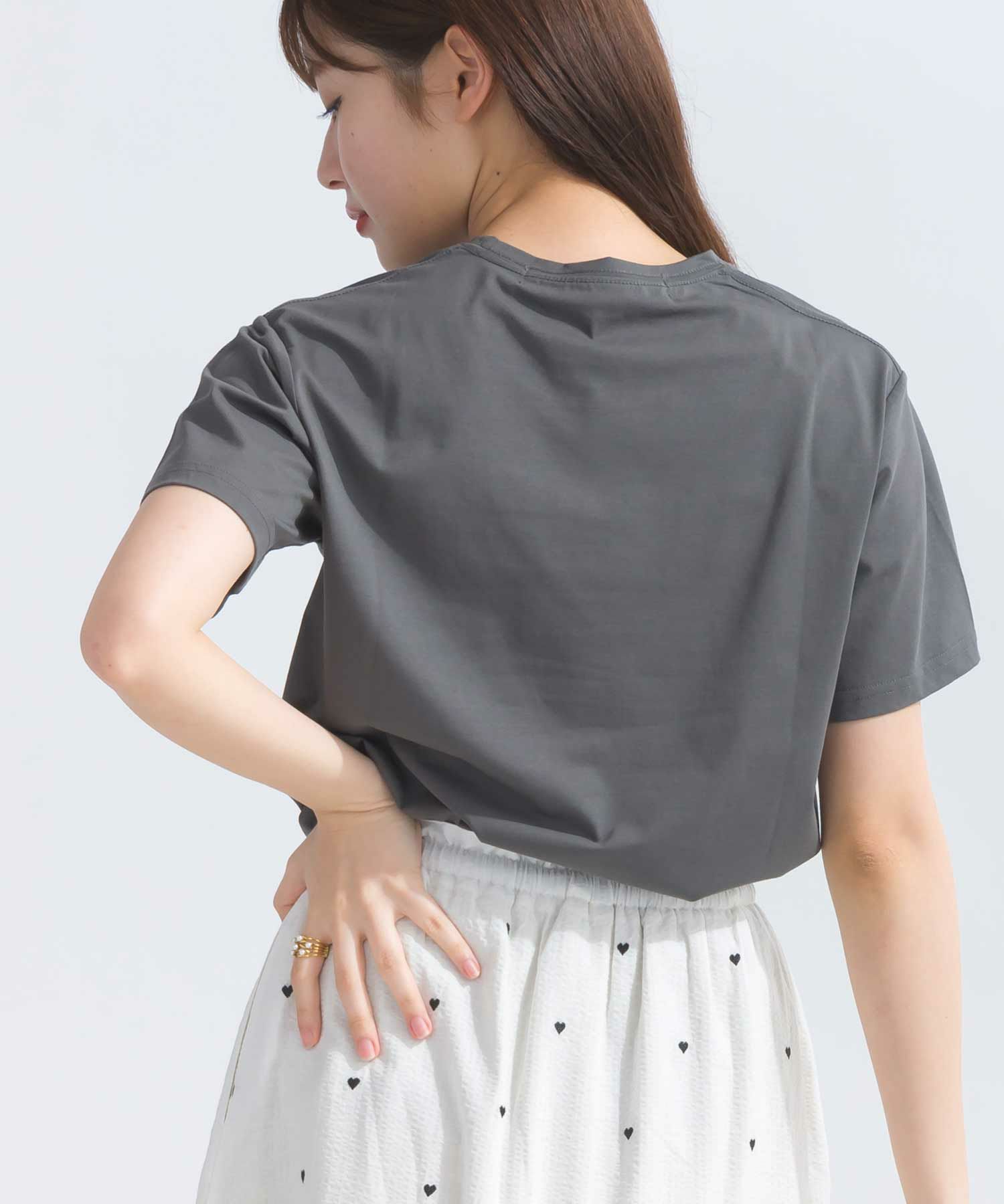 設楽 プリント Tシャツ Sサイズ ダークグレー 4.4オンス ドライTシャツ | レディース | 1枚 | 00300-ACT