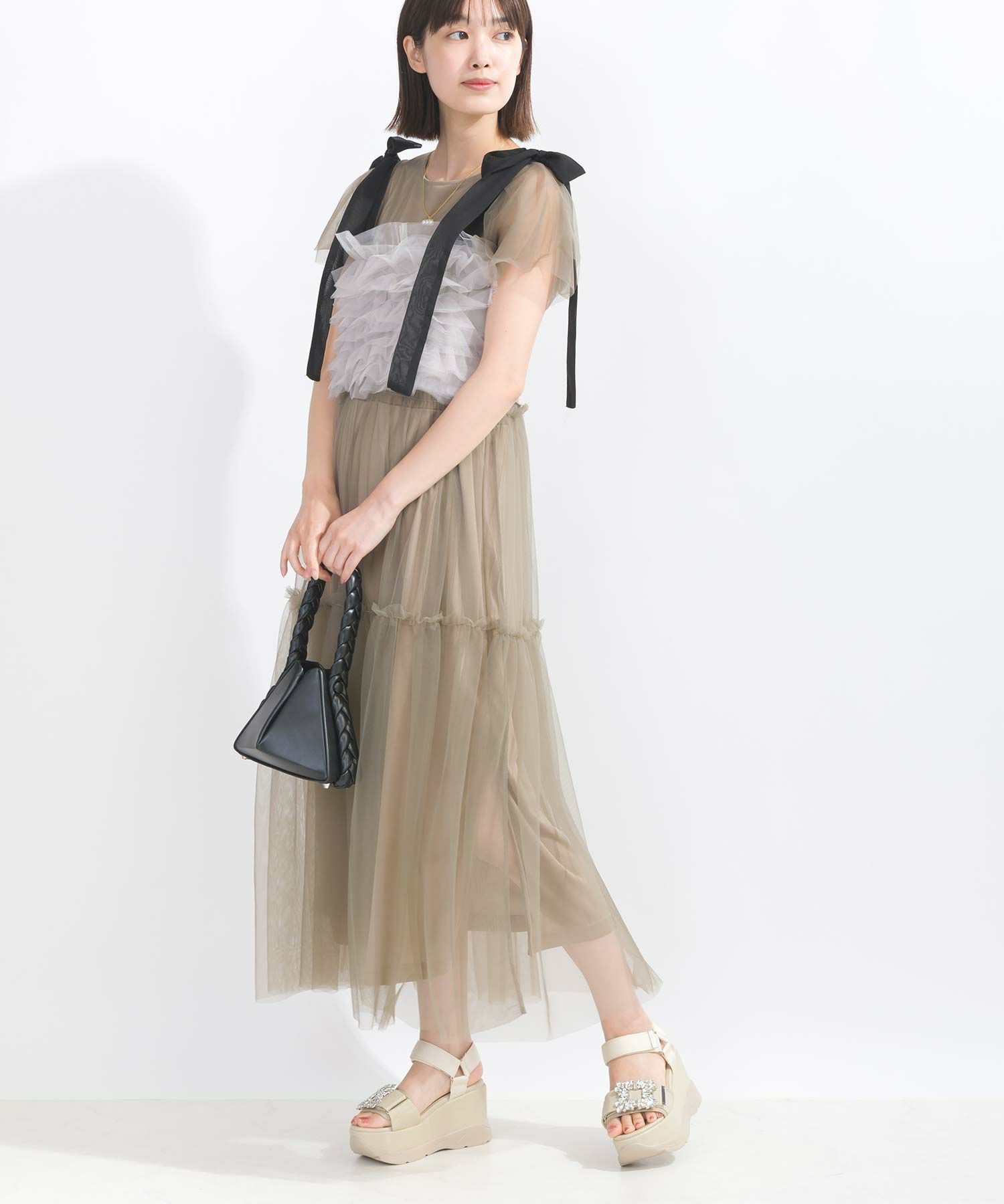 WEB限定】チュールフリルショートビスチェ | PICCIN (ピッチン) 公式通販