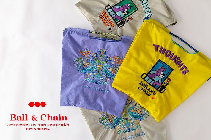 Ball&Chain]shopping bag-KEY＆CARRIAGE(M) | PICCIN (ピッチン