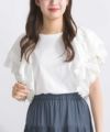 model：H165　着用サイズ：M　オフホワイト